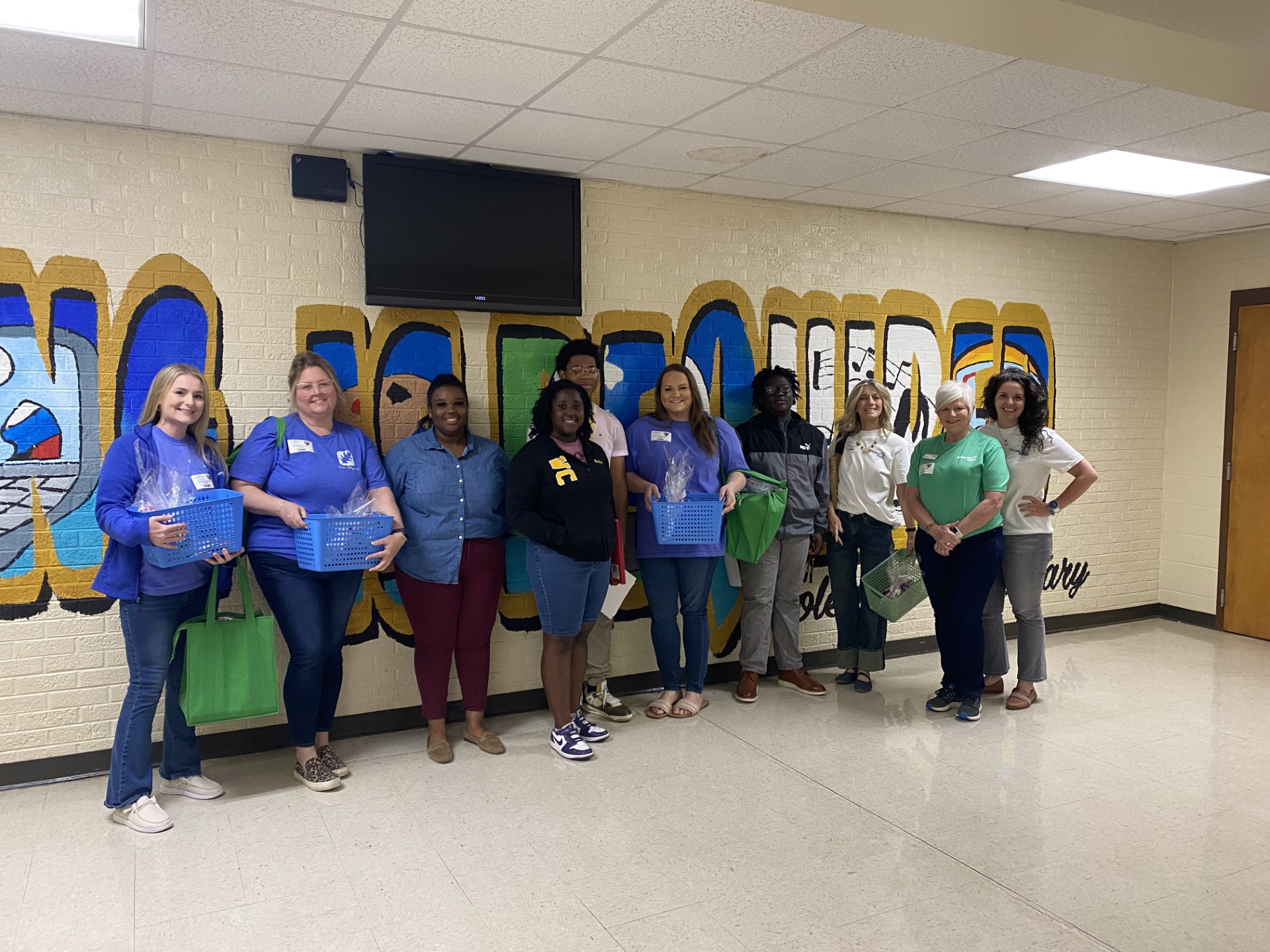 Relyance Bank employees volunteer with Junior Achievement at Watson Chapel's Coleman Elementary