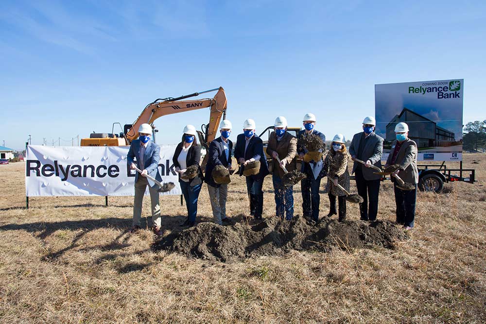 Relyance Bank Breaks Ground for New Headquarters in White Hall